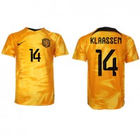 Camiseta Países Bajos Davy Klaassen #14 Primera Equipación Replica Mundial 2022 mangas cortas